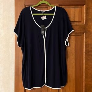 NWT Cable & Gauge Womens top 3x